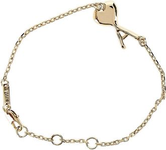 Ami Brass hammered Ami de Coeur bracelet Man One Size