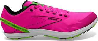 Brooks Womens Draft Xc Spike In Pink Glow/green/black