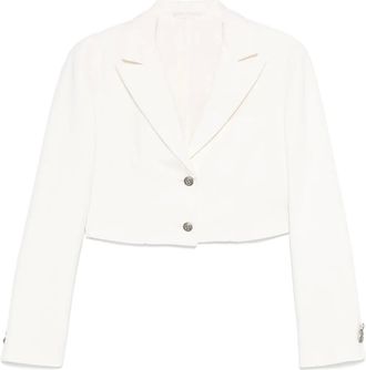 Palm Angels Blazer crop - Bianco