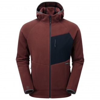Artilect Supermoon Bio Hoodie Fleecejacke f&uuml;r Herren | rot