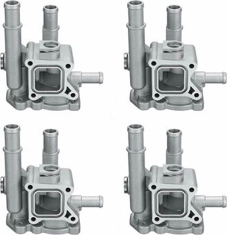 OEM Adecuado Para 4 Cubiertas De Carcasa De Termostato De Aluminio Adecuado Para Cruze Aveo Orlando Adecuado Para Astra Zafira Signum Moka 96984103 968172