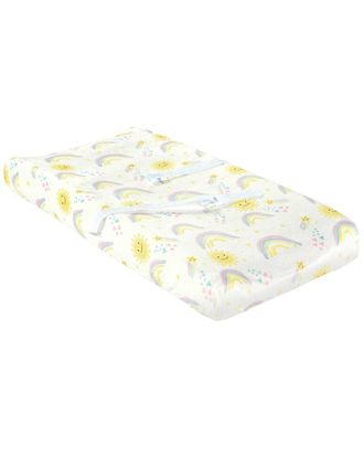 Lush D&eacute;cor Lush Decor Sunshine Rainbow Soft & Plush Changing Pad Cover