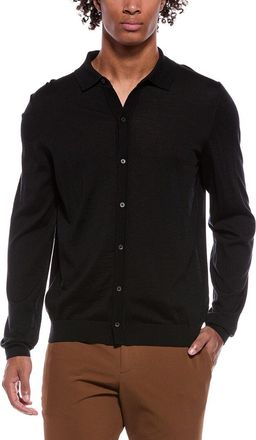 HUGO BOSS BOSS Hugo Boss Helbert Button-Down Wool Sweater