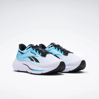 Reebok Laufschuh REEBOK ZIGNITION, Herren, Gr. 44,5, wei&szlig;, future cyan, Synthetik, Textil, Schuhe Laufschuh