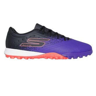 Skechers Heren Razor Snug Fit Kunstgras Voetbalschoenen (Paars/Zwart)
