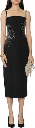 Staud Britney Midi Dress In Firework