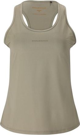 ENDURANCE Nan Running Top Tank Top f&uuml;r Damen | beige