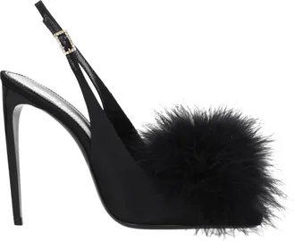 Saint Laurent Sandali Donna Raso Nero