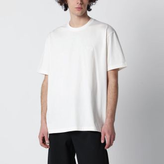 Yohji Yamamoto T-shirt Chalk White con logo