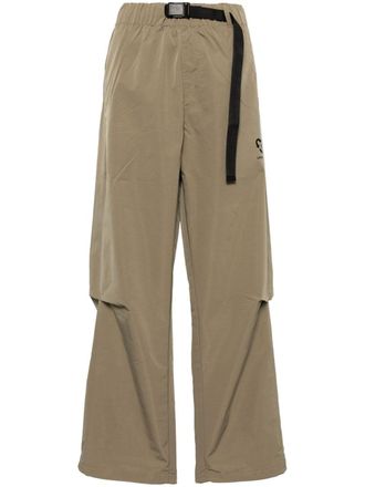 Ground-Zero Straight cargo broek met ceintuur - Bruin