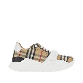 Burberry Check cotton sneakers Woman 38