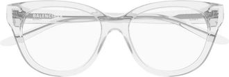 Balenciaga Optical Frame - female - Balenciaga - Glasses - Gray - 53 MM - Accessories