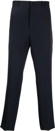 Jil Sander tailored trousers - men - Cotton/Cupro/Wool - 46 - Blue