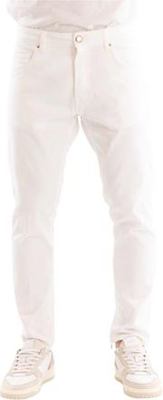 Don the Fuller Yaren Jeans - Heren - Slim Fit Jeans - Wit - W34 - Katoen - Jeans