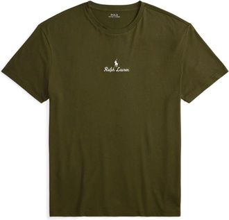Polo Ralph Lauren T-Shirts, male, Green, Size: 2XL Polo Ralph Lauren T-shirts and Polos Green