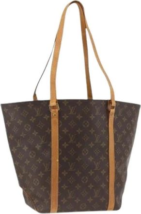 Louis Vuitton Pre-owned Tote Bag - Dames - Vintage Shopper - Bruin - ONE Size - Leer - Vintage