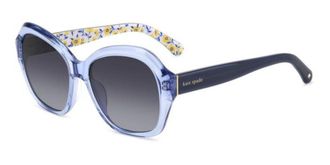 Kate Spade New York Lottie/G/S Asian Fit PJP/9O Womens Sunglasses Blue Size 55