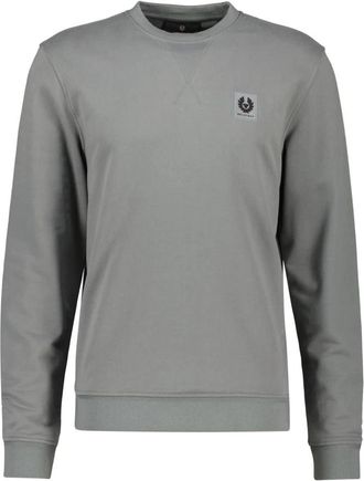 Belstaff Sweatshirt - Heren - Sweatshirts - Grijs - 2XL - Katoen - Hoodies & sweatvesten