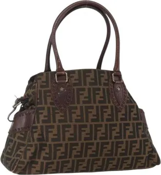 Fendi Pre-owned Handbags, female, Brown, Size: ONE SIZE Pre-owned Vintage Handbag