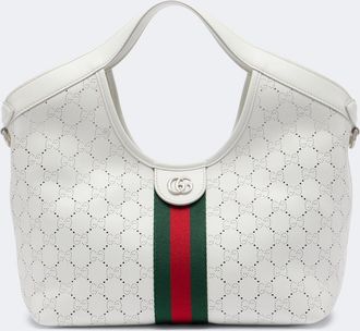 Gucci Gucci Giglio Small leather tote bag