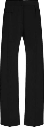 Brandon Maxwell Pantaloni plissettati con tasche - Nero
