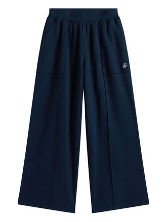 Tommy Hilfiger logo-detail trousers - women - Fabric - S - Blue