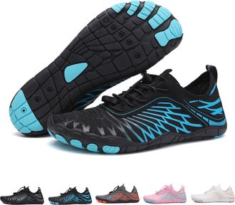 Generic Grounding Shoes with Copper, Grounding Barefoot Shoes for Women Men, Womens Hike Barefoot Footwear Shoe (Blue-Without Copper, Adult, Women, 9, Numeric