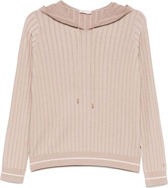 Liu Jo striped hoodie - Neutrals