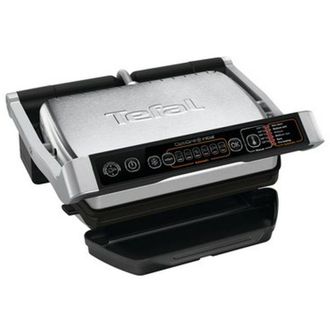 T-fal Gc706d34 Parrilla De Interior Negro, Acero Inoxidable