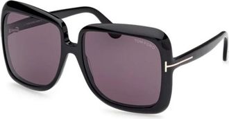 Tom Ford Authentieke Lorelai Bril- Premium Kwaliteit! - unisex - Zonnebrillen - Zwart - 59 MM - Accessoires