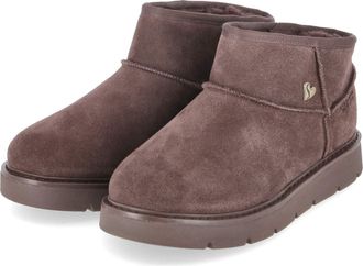 Skechers Womens Keepsakes Cozy Mini Hands Free Slip-ins Snow Boot, Chocolate, 4 UK