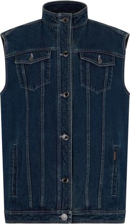 Moorer Denim Vest - Dames - Bodywarmers - Blauw - XS - Denim - Jassen