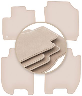 OEM Alfombrillas Premium Beige Para: Honda Jazz Iv Hatchback 2015