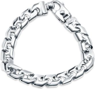 Pompeii3 Mens Link 14k Gold (65gram) or Platinum (105gram) 11.5mm Bracelet 8.5