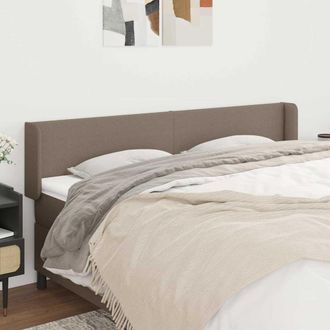 vidaXL Vidaxl Cabecero De Tela Gris Taupe 163x16x78/88 Cm
