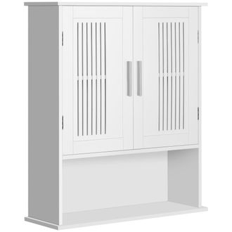 Kleankin Armario de pared 60x20x70 cm blanco