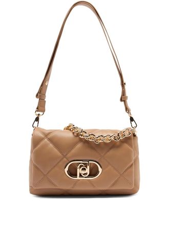 Liu Jo Borsa a spalla La Puffy con logo - Toni neutri