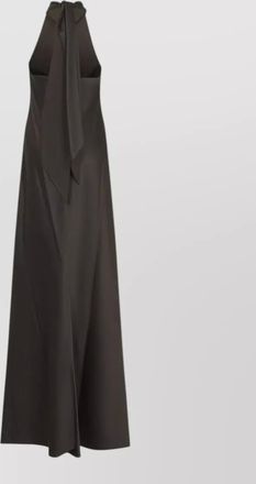 Ralph Lauren Collection silk satin halterneck maxi dress