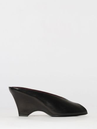 Khaite Cloak Leather Wedge Sandal