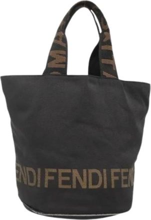 Fendi Pre-owned Cuero bolsos-de-mano - Pre-owned - Mujer - Marr&oacute;n - ONE SIZE