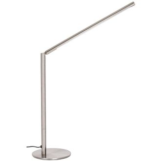 Nowa L&aacute;mpara de mesa LED integrada n&iacute;quel mate LED regulable 3000K