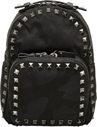 Valentino Black Leather Backpack (Pre-Owned)