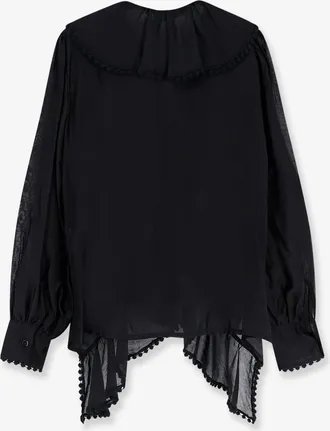 Actualee Womens Shirt Black Lyocell