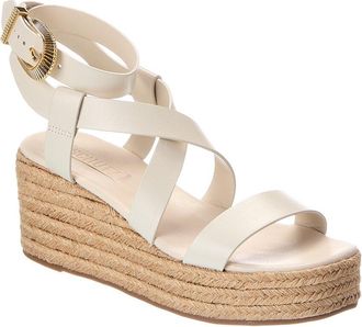 Schutz Harper Leather Flatform Sandal