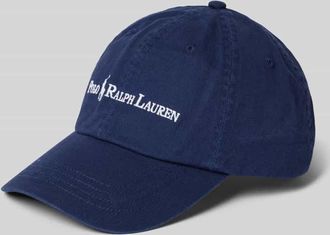 Polo Ralph Lauren Basecap mit Label-Stitching in Marine, Größe 1