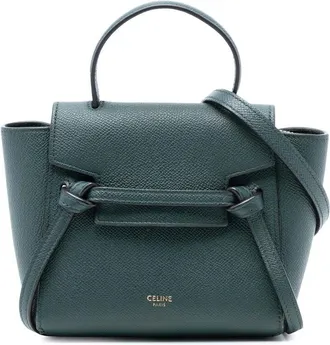Celine Pre-owned Celine Pico Grained Calfskin Belt Bag Ladies OSUOY09E7YTSOYQP