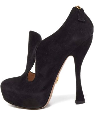Prada 135mm suede pumps - Black
