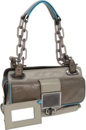 Balenciaga Pre-owned Shoulder Bags, female, Beige, Size: ONE SIZE Pre-owned Vintage Shoulder Bag