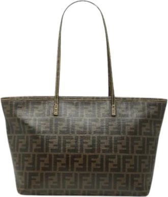Fendi Pre-owned Vintage Tote Bag - Dames - Vintage Shopper - Bruin - ONE Size - Leer - Vintage