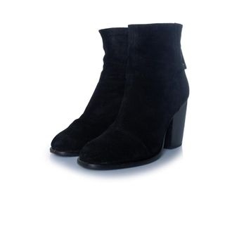 Rag & Bone Rag and Bone, zwarte su&egrave;de enkellaarsjes